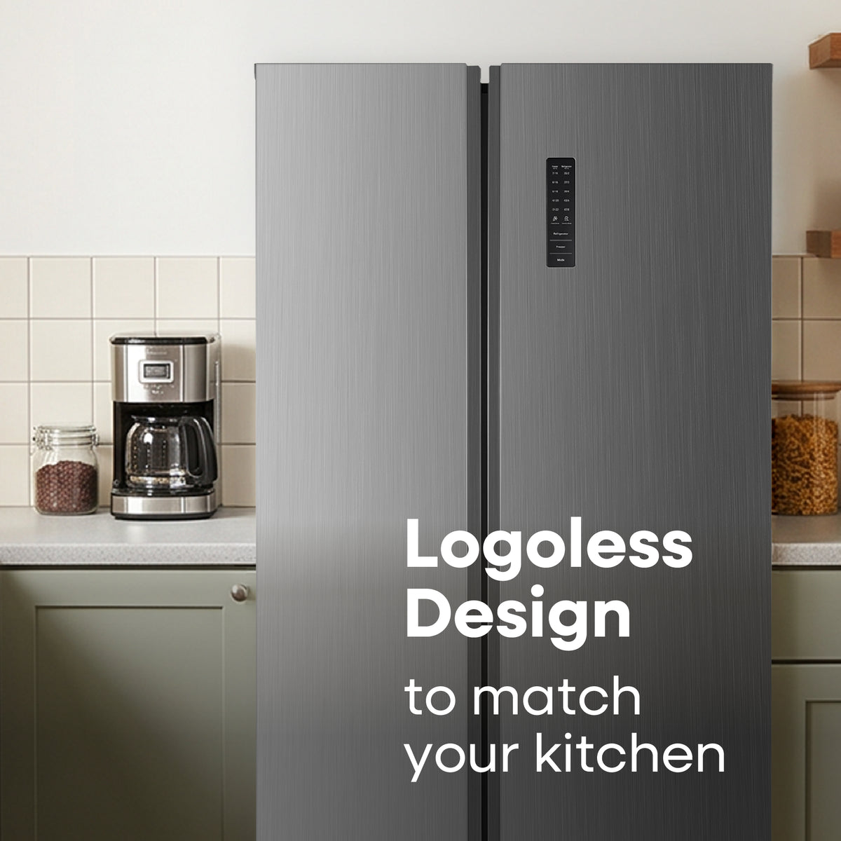Element 21.4 cu. ft. Side-by-Side Refrigerator – Stainless Steel