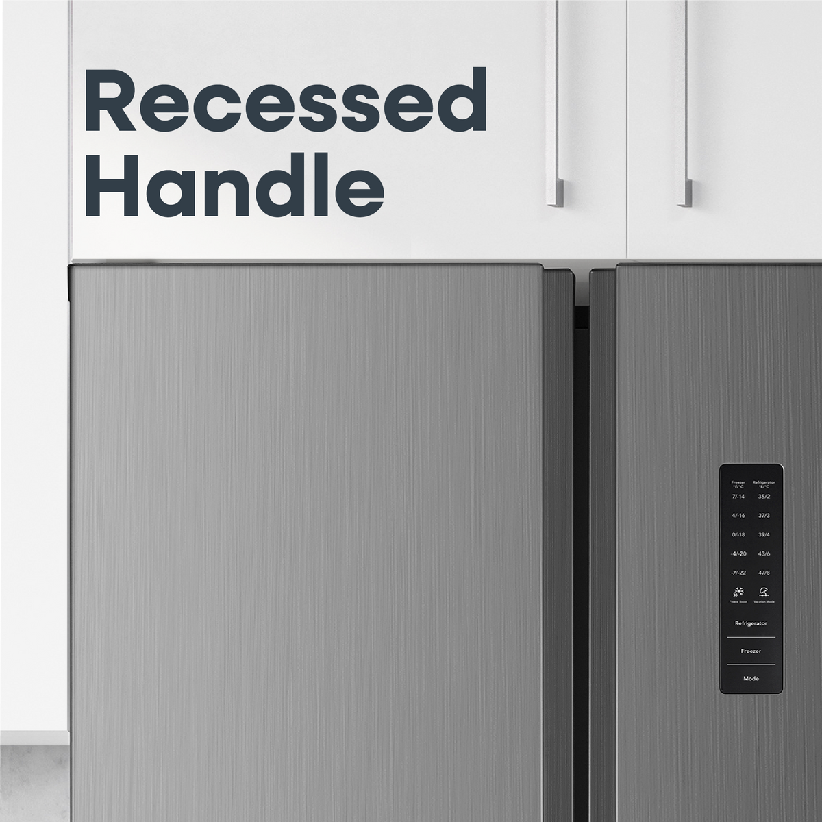 Element 21.4 cu. ft. Side-by-Side Refrigerator – Stainless Steel