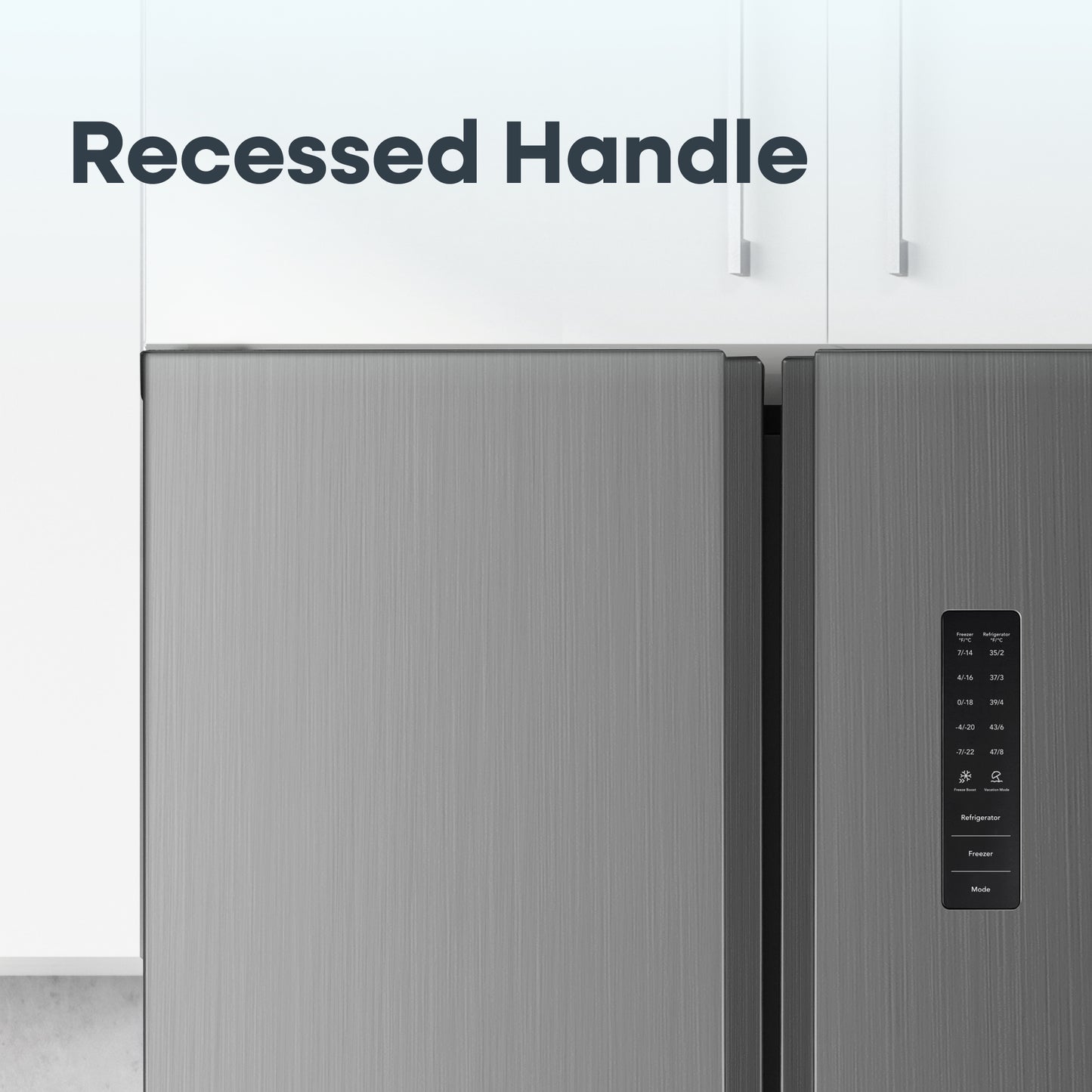 Element 21.4 cu. ft. Side-by-Side Refrigerator – Stainless Steel