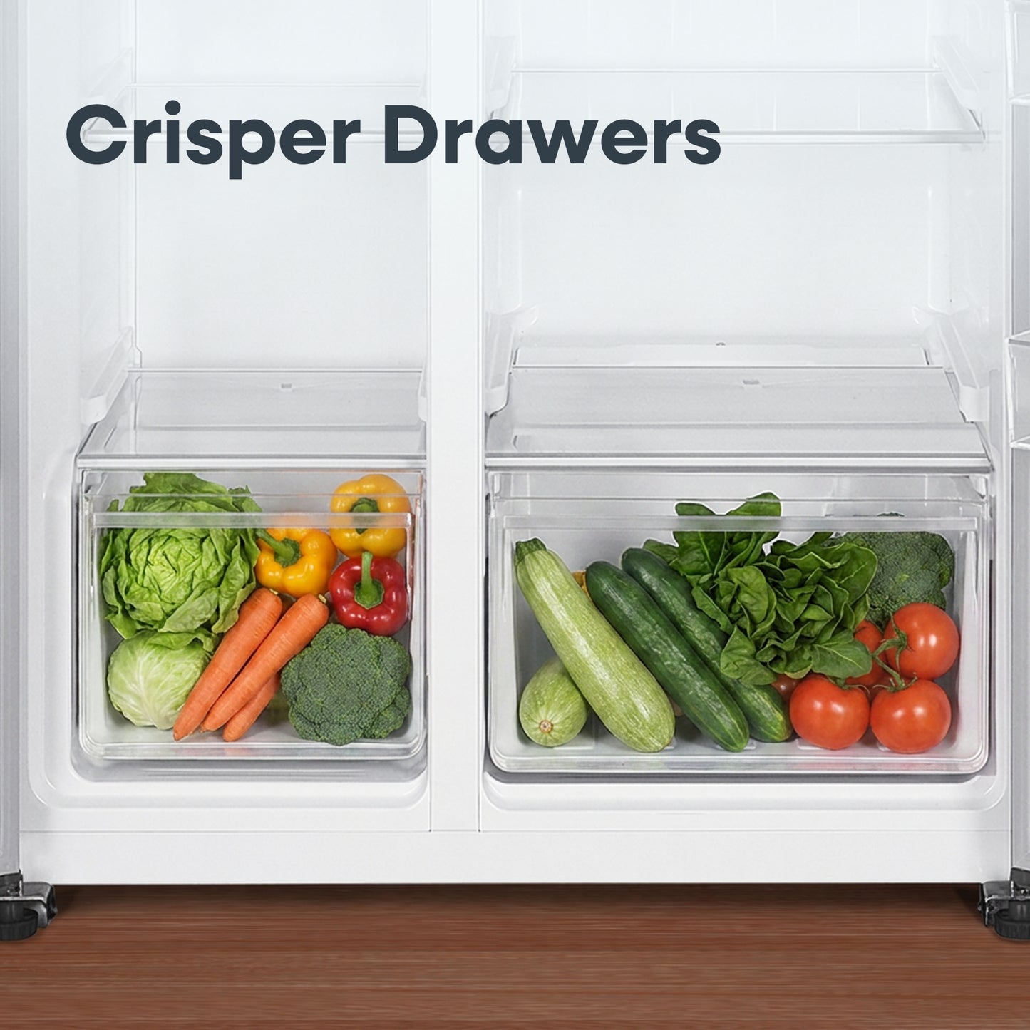 Element 21.4 cu. ft. Side-by-Side Refrigerator – Stainless Steel